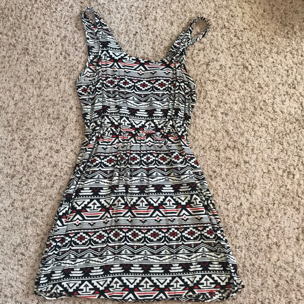 Forever 21 Aztec Dress with back cut out - Size M